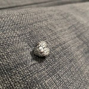 Pandora studded “Heart Charm”